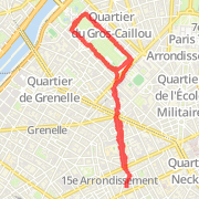 6.58 km Walk in Paris on 6 juin 2012 11:37