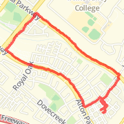 2.58 mi Walk on Jun 6, 2012 7:48 PM