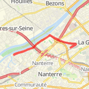 7.94 km Run in Nanterre on 8 juin 2012 13:19
