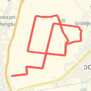 Trzin - mengesko polje - do gimnastike - velika osmica