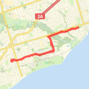 12.15 km Run in Toronto on 2012-06-08 3:09 PM