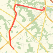 A ride mapped on 06/08/2012