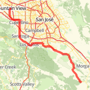 A ride mapped on 06/08/2012