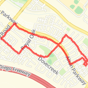 2.66 mi Walk in Irvine on Jun 8, 2012 8:04 PM