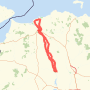 BannVally Charity Cycle Bike Ride route image