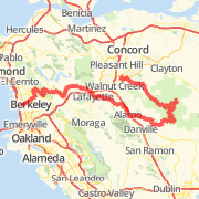 A ride mapped on 06/11/2012