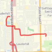 2.43 mi Run in Fort Lauderdale on Jun 12, 2012 0:37