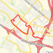 3.92 mi Walk in Irvine on Jun 12, 2012 8:06 PM