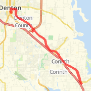 20.74 mi Road Cycling in Denton on Jun 16, 2012 8:54 AM