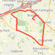 3.90 mi Run on Jun 16, 2012 8:28 PM