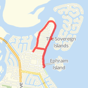4.42 km Walk in Paradise Point on 17/06/2012 3:27 PM
