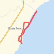 6.40 km Run in Port Edward on 18 Jun 2012 10:29 AM