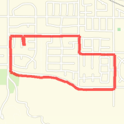 Neighborhood run 2.27 Miles