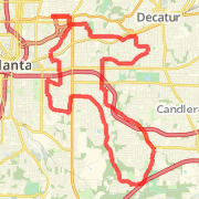 A  route mapped on Mon Jun 18 2012