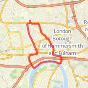 Virgin Active West London - Chiswick - Hammersmith Bridge 4.5mile Loop