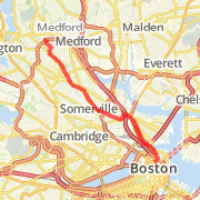 A 6.12 mi run mapped on Tue Jun 19 2012