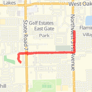 3.75 mi Run in Lauderhill on Jun 19, 2012 10:29 PM