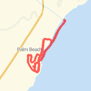 10.73 km Run in Port Edward on 20 Jun 2012 11:11 AM
