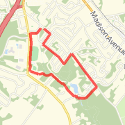 5k Morris Township Run route image