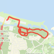 cardiac loops to old dock and back through the bluffs