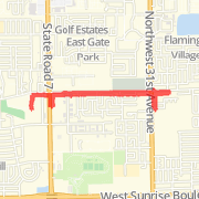 3.50 mi Run in Lauderhill on Jun 20, 2012 9:33 PM