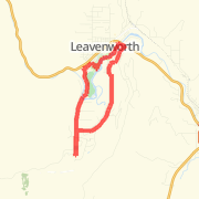 Leavenworth/East Leavenworth Road from Sleeping Lady