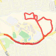 3.84 mi Trail Run in San Jose on Jun 20, 2012 8:34 PM