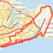 09/08/2009 Route Bike Ride route image