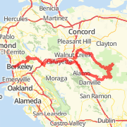 A 58.12 mi ride mapped on Thu Jun 21 2012