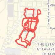 2.88 mile Walk in Mobile on Jun 23, 2012 at 07:33 am
