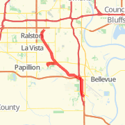 20.76 mile Road Cycling in Papillion on Jun 23, 2012 at 12:16 pm