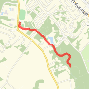 5k run through Loantanka trail Run route image