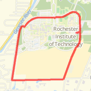 Miller RD 4 mile Run route image