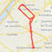 8.84 km Walk in Paris on 24 juin 2012 11:28