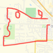 A 6.01 mi run mapped on Sun Jun 24 2012