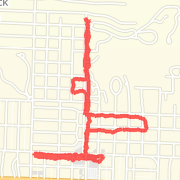 2.87 mi Run in Little Rock on Jun 24, 2012 9:07 PM