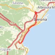 9.03 km Road Cycling in Savona on 25/giu/2012 08:05