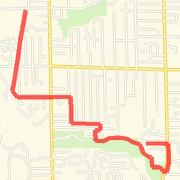 Trail OUT N Back 6 miler