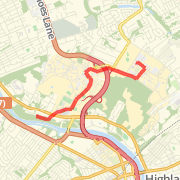 3 mile  - Johnson park to track