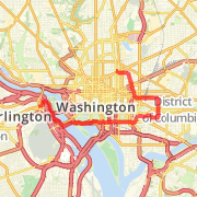 A 8.09 mi run mapped on Tue Jun 26 2012