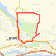 Run counter around Lacamas Lake