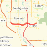 Driving Route to Clark's Trail- Draper Corner Canyon