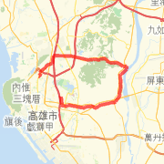 My 33km route I think I ran