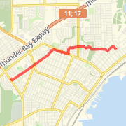 5.17 km Walk in Thunder Bay on 2012-06-29 11:51 AM