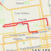 3.38 mi Run in San Francisco on Jun 30, 2012 12:52 PM