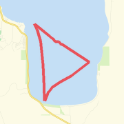 Bear Lake Triangle from Rendezvous beach
