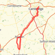A 104.82 km ride mapped on Mon Jul 02 2012