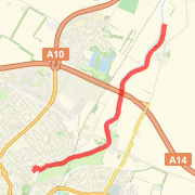 A 10.04 km ride mapped on Mon Jul 02 2012
