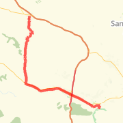 Solvang to Los Alamos over Drum Canyon