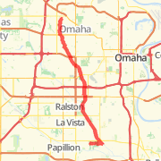 24.92 mile Road Cycling in Papillion on Jul 2, 2012 at 06:31 pm